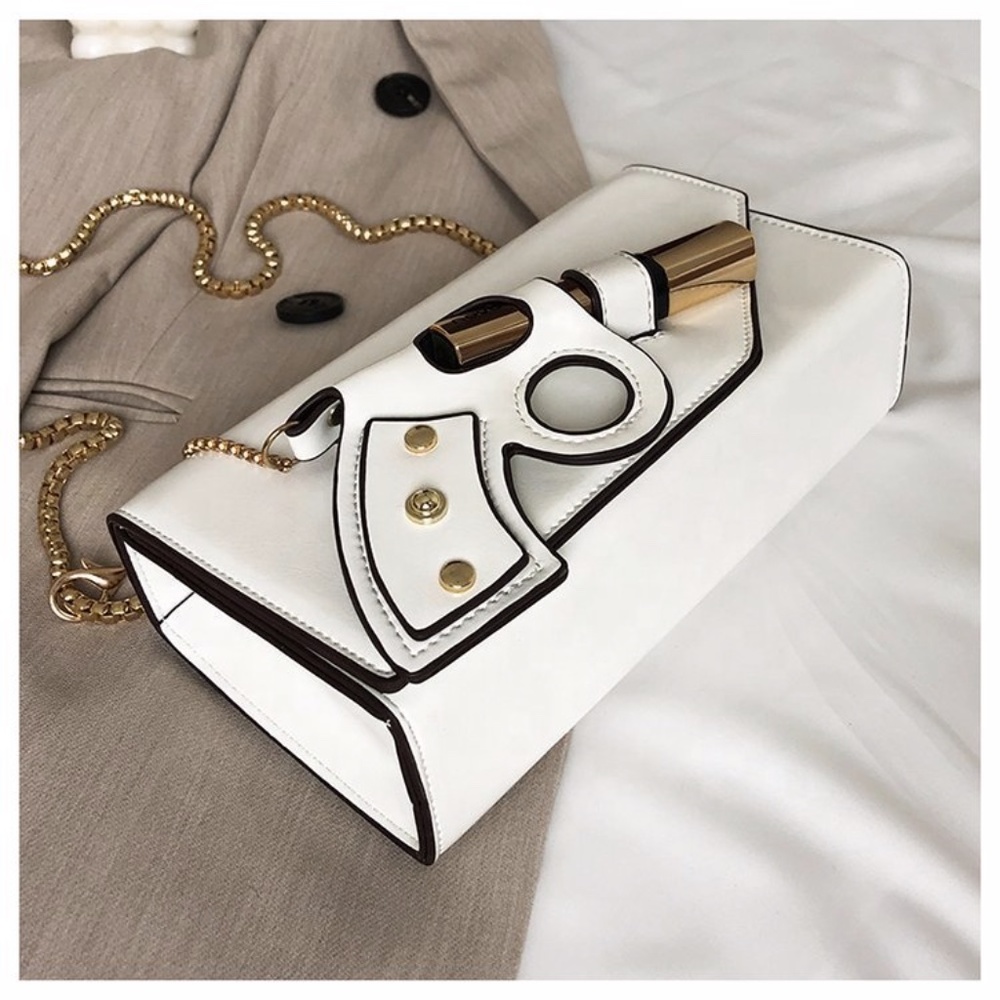 NWT White Gun Novelty Crossbody Purse 🔫 - Picture 3 of 6